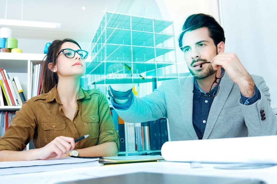 Profesionales de negocios en equipo