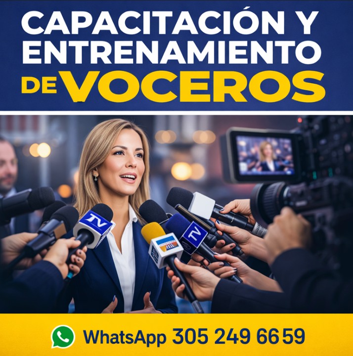 Entrenamiento y preparación de voceros
